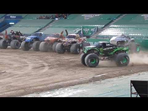 Monster Jam Madrid 2017 Monster Energy WINNING Freestyle