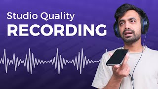 Studio Quality Recording APP | iOS & Android | Audion