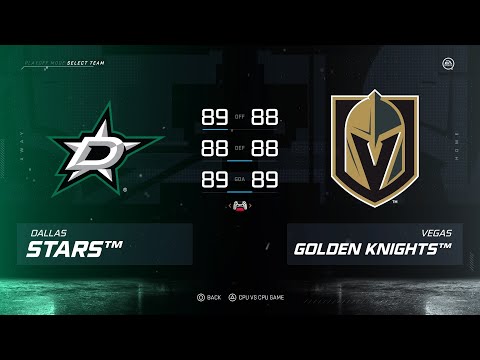 NHL 20 Gameplay | Dallas Stars @. Vegas Golden Knights - ( Western Conference Final Game 1 )