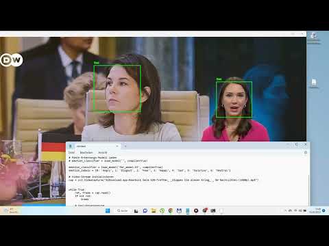 Testlauf (3) Gesichtserkennung + Mimik-Erkennung