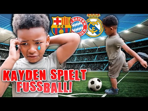 KAYDEN und TYRESE spielen zum 1. MAL FUßBALL ⚽️