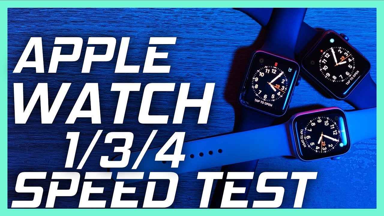 Apple Watch Series 4 vs 3 vs 1 (Speed Test)