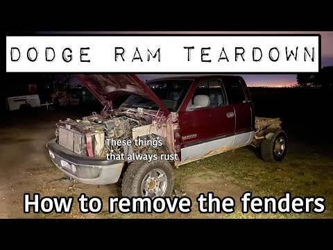 1994-2001 Dodge Ram Teardown Part 2: Fenders