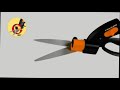 Fiskars Žolės žirklės su specialia pavara 1000589