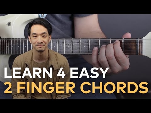 Learn 4 Easy 2-finger Chords to Play Thousands of Songs on Guitar