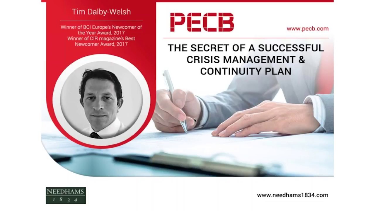The secret of a successful Crisis Management & Continuity Plan