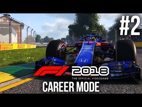 F1 2018 Career Mode Gameplay Walkthrough Part 2 - QUALIFYING AND RACE (Round 1)