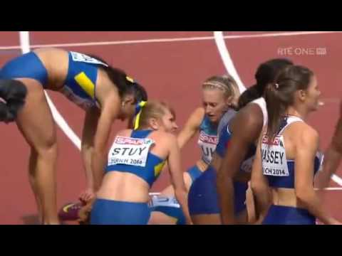 Women's 4x400m Relay Final European Championships Zurich 2014