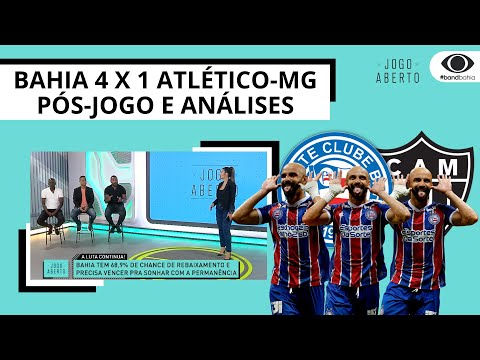 BAHIA 4 X 1 ATLÉTICO-MG | TRICOLOR ATROPELA GALO E GARANTE PERMANÊNCIA NA SÉRIE A