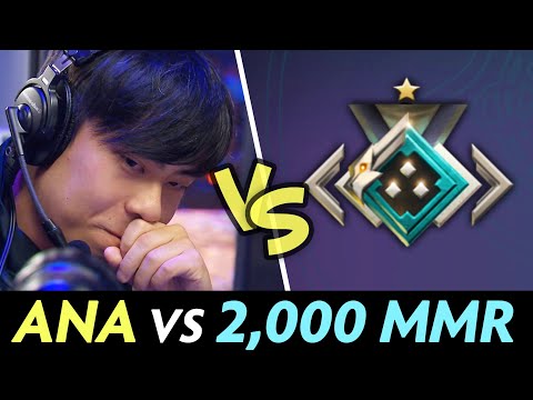 ANA vs 2,000 MMR — 2x TI winner vs Crusader Rank