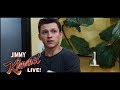 Tom Holland & Jimmy Kimmel in Exclusive Scene from Spider-Man: Far From Home