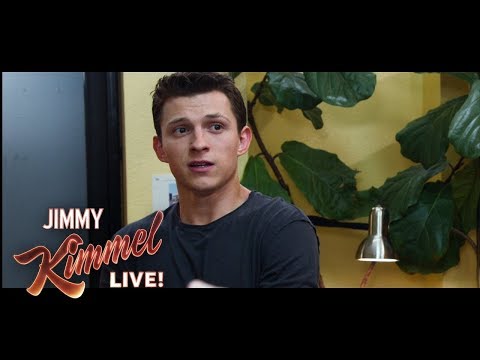 Jimmy Kimmel Plays Tom Holland's Clueless Dry Cleaner In A Fake 'Far From Home' Scene