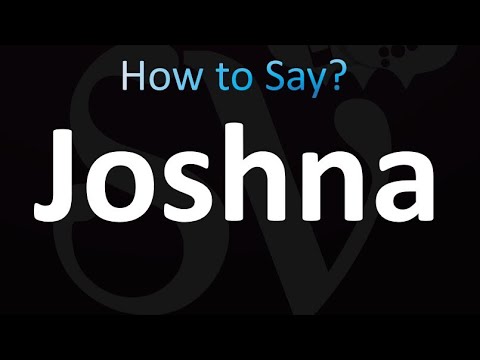 How to Pronounce Joshna (correctly!)