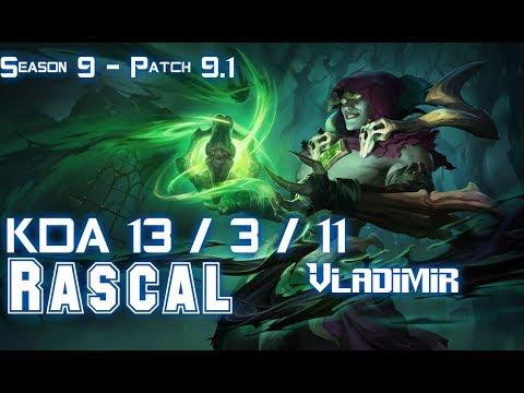 Rascal VLADIMIR vs KAI'SA Top - Patch 9.1 KR Ranked