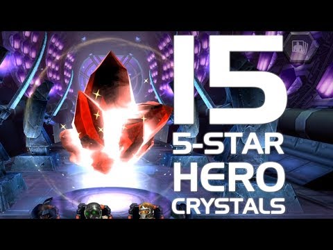 15 5-Star Hero Crystal Opening (150,000 5* Shards) | Marvel Contest of Champions