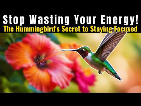 Stop Wasting Your Energy! The Hummingbird’s Shocking Secret to Focusing Your Life