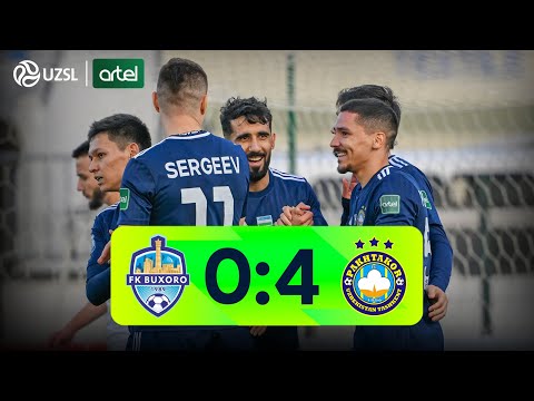 Superliga 24-tur. Buxoro - Paxtakor bahsida kiritilgan gollar va xavfli vaziyatlar (Highlights)