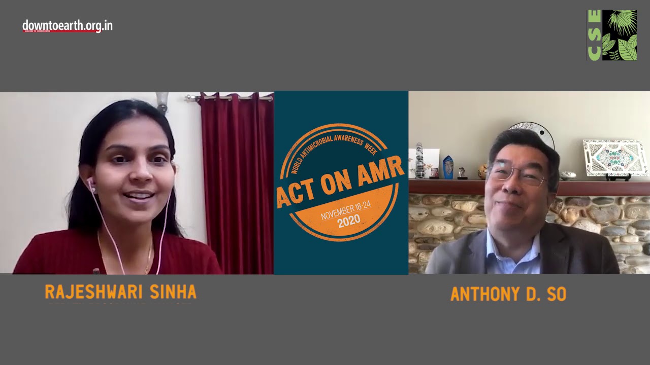 Anthony D So explains the global policy-making efforts and governance  on antimicrobial resistance