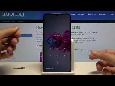 How to Insert SIM & SD Cards into ZTE Axon 11 –  Find Card Slots / Card Input