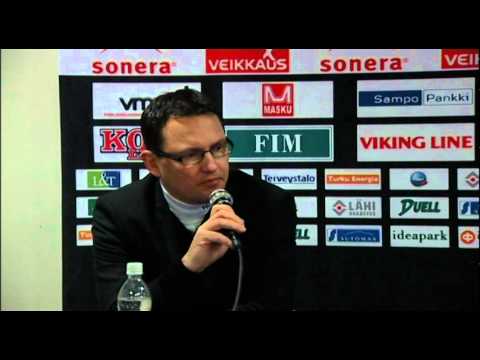 6.11.2010 TPS - Kärpät: Lehdistötilaisuus