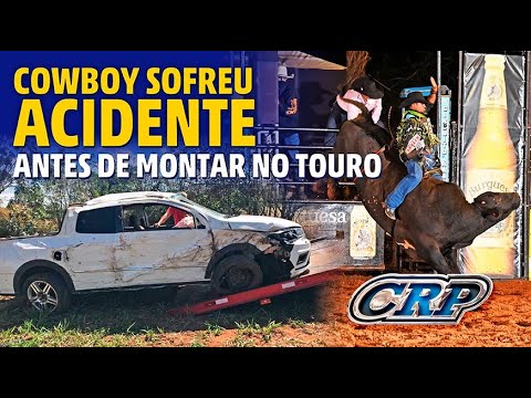 Campeão de Barretos CAPOTOU o CARRO ANTES DO RODEIO