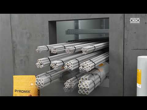 Montage Abschottungs-System PYROCOMB® Intube – OBO Bettermann