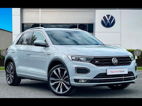 Approved Used Volkswagen T-Roc R-Line 2.0 TDI DSG White Silver | Wrexham Volkswagen