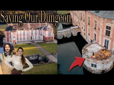 Rescuing Our 500-Year-Old Castle Moat Terrace (WATER LOGGED)