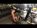 Golds gym - 150lbs shoulder press - Brad Castleberry