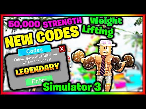 All New Working Codes For Weight Lifting Simulator 3 - 2019