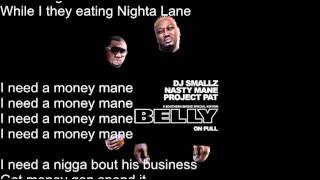 Money Mane (Lyrics)- Project Pat Ft. 2 Chains
