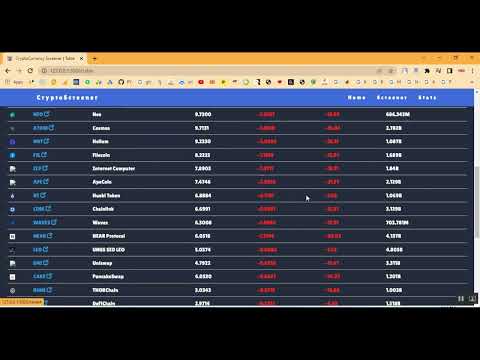 Crypto Currency Flask App in Python Projects