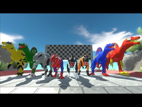 Hunting found Jurassic world evolution Spino DC vs Marvel Superhero - Dinosaurs Race Champions