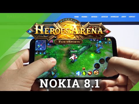 Heroes Arena on NOKIA 8.1 - Gaming Quality Test