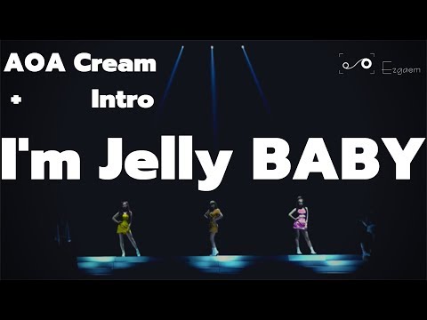 [MIRRORED] AOA Cream - Intro + I'm Jelly BABY Full cam at QUEENDOM
