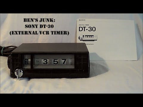 Oddity Archive: Episode 82.5 - Ben's Junk: Sony DT-30 (External VCR Timer)