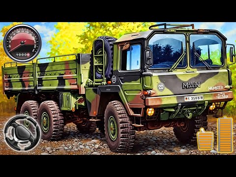 Indian Army Truck Cargo Transport 2021 - Offroad Truck Driving Game | Android Gameplay