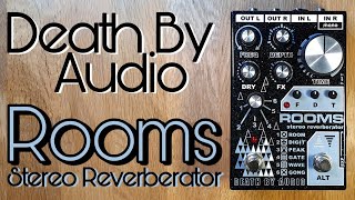 Video thumbnail for Death By Audio Rooms Stereo Reverberator by Pedal Experiments
