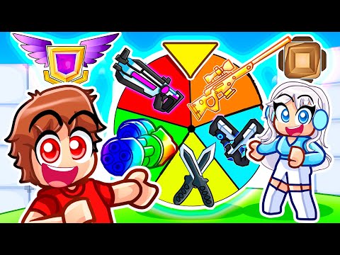 Roblox Rivals, But My LOADOUT is Random In RANKED With MY CRAZY FAN GIRLS...