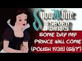 Snow White Some Day My Prince Will Come Polish 1938 S T