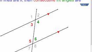 3 2 Angles & Parallel Lines Lesson