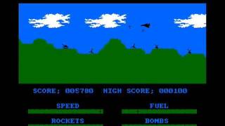 [AMSTRAD CPC] Harrier Attack - Review & Longplay (1st ever Amstrad game?)
