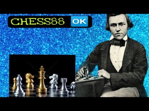 1st American Chess Congress 1857 (poisoned pawn) Paul Morphy vs Louis Paulsen 1-0