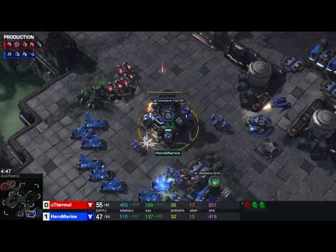 HeroMarine vs uThermal | Game 2 | QUARTERFINAL | TvT | WCS Valencia | Starcraft 2
