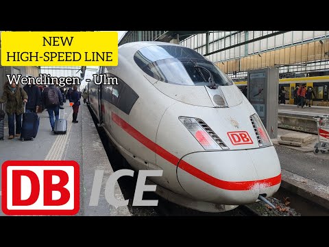 THE NEW HIGH-SPEED RAIL |ULM - STUTGART BY ICE 3| TRAVEL VLOG
