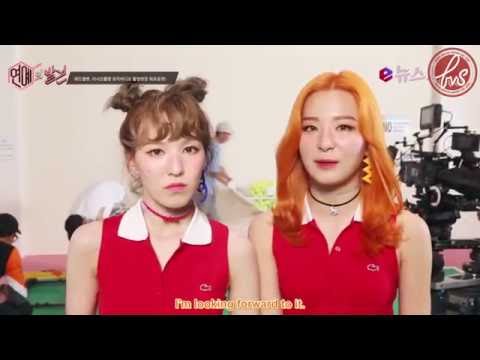 [ForVelvetSubs] 160908 eNews24 'Russian Roulette' Music Video BTS Part 1 - Red Velvet (eng)