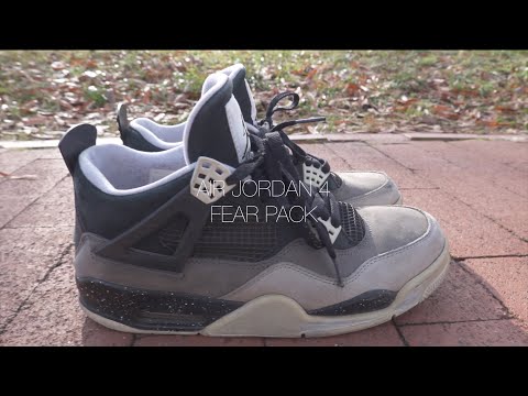 Jordan 4 Fear Pack review + on feet