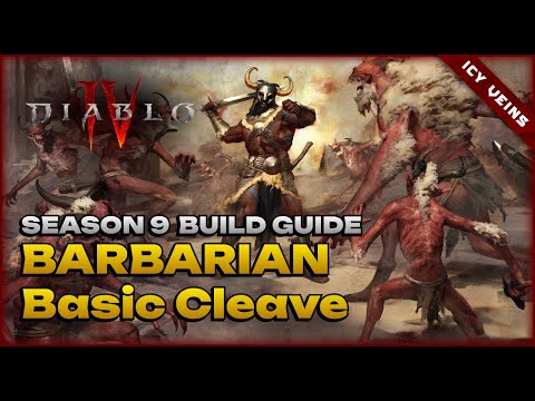 Diablo 4 Basic Cleave Barbarian - Season 9 Build Showcase