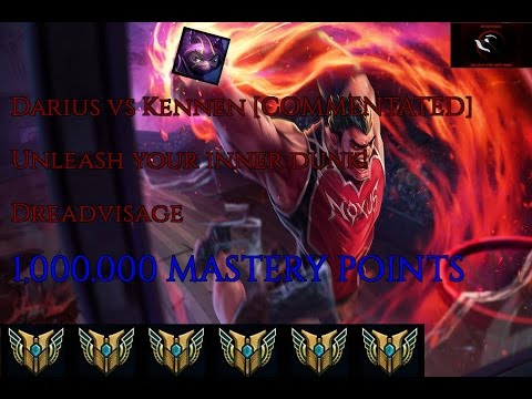 Darius vs Kennen [RANKED][7.1][COMMENTATED] -- Top Gameplay -- 1,000,000 MASTERY POINTS