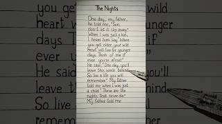The Nights ~ Song by Avicii